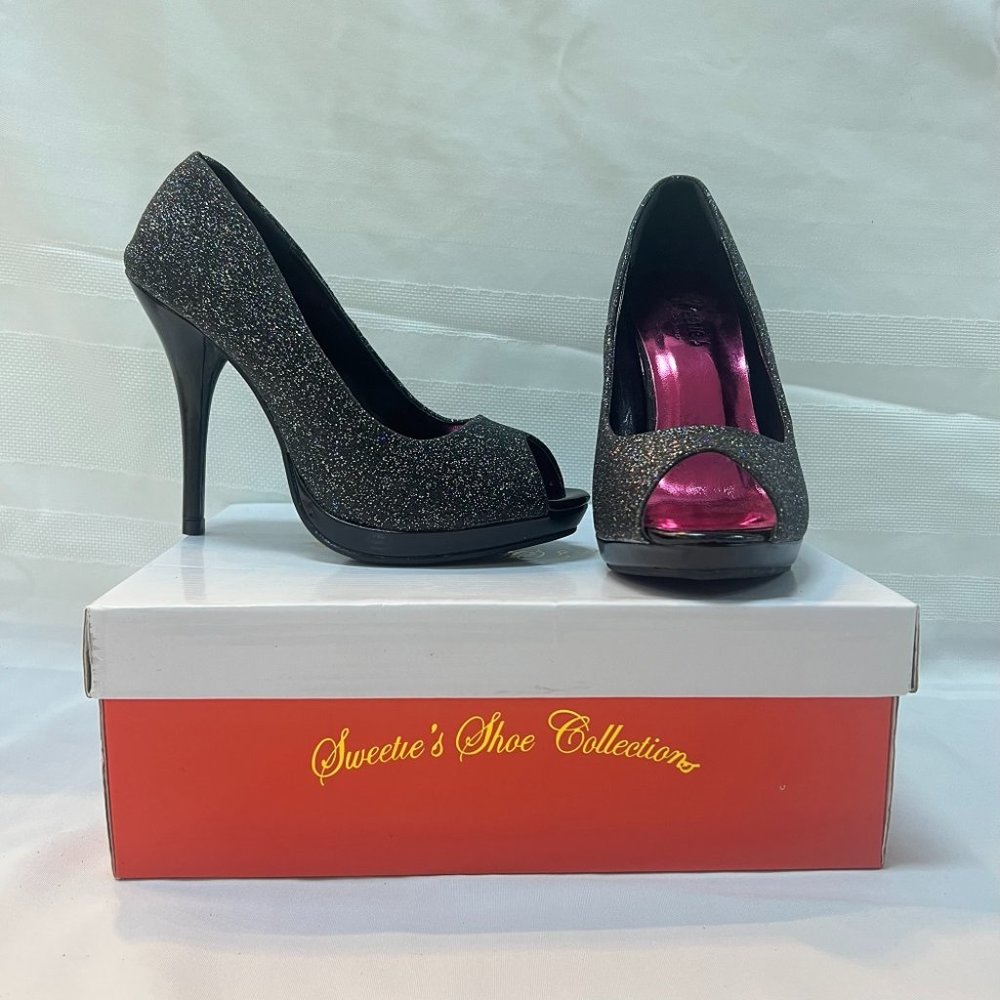 Sweetie's Shoe Collection Black size 6 1/2 Heel